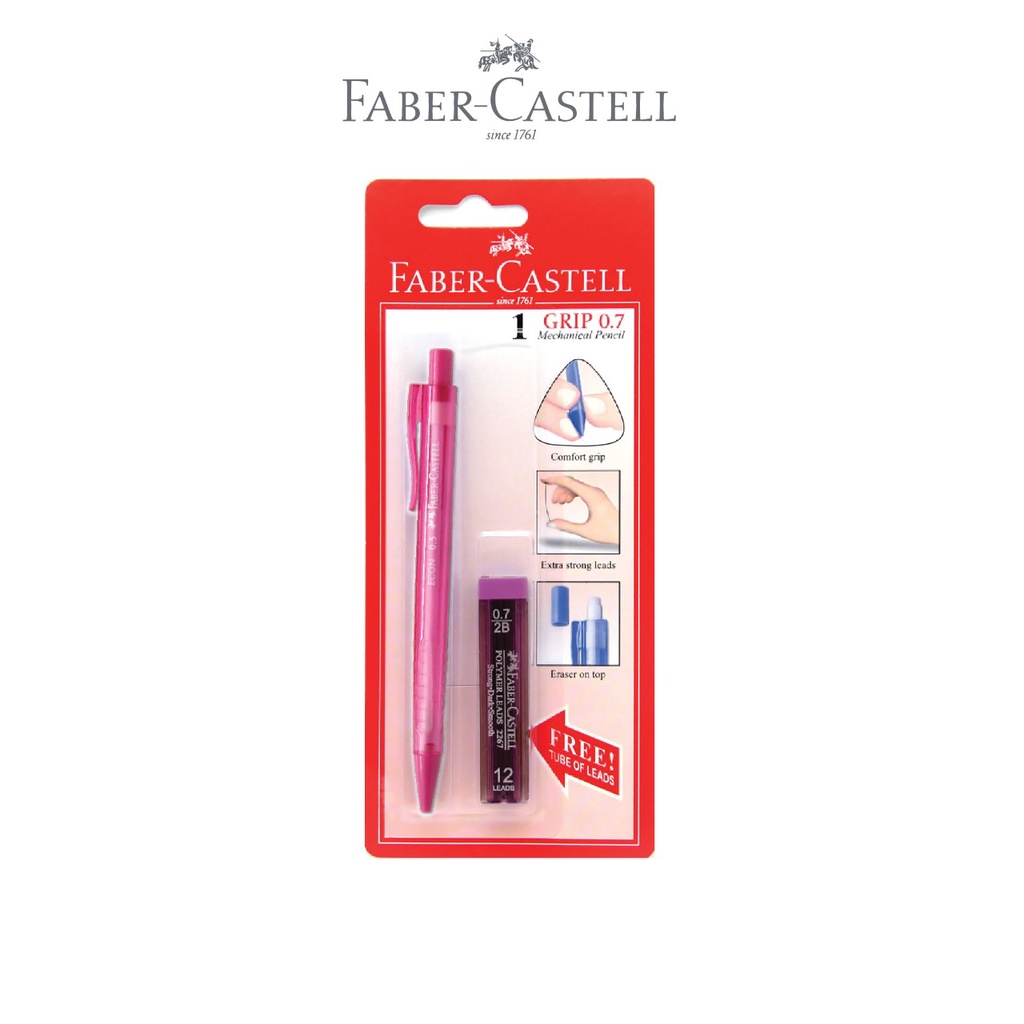 Jual faber castell mechanical pencils grip 0 7 shopee indonesia