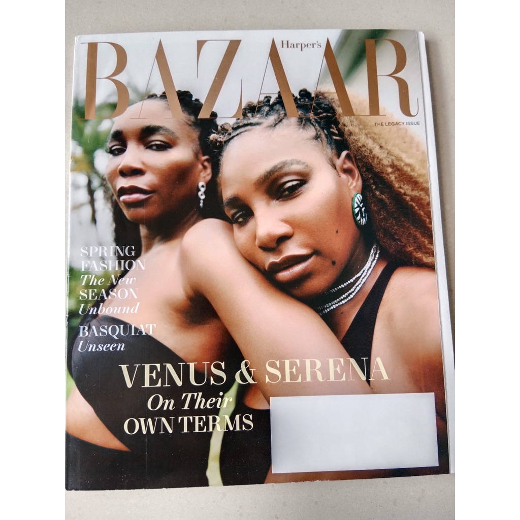 Jual Harpers Bazaar Magazine March 2022 Venus And Serena [2] Majalah