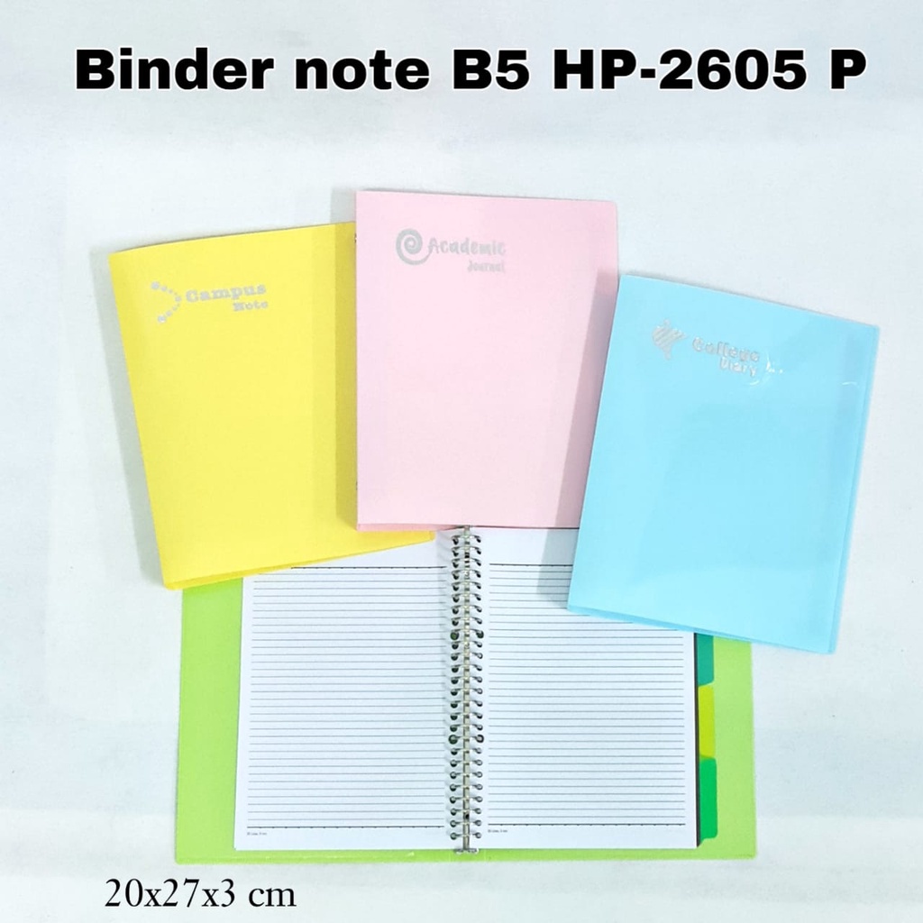 Jual GG Binder Note GASTA B5-PP Cover Warna Hotprint/Bindernote/Map ...
