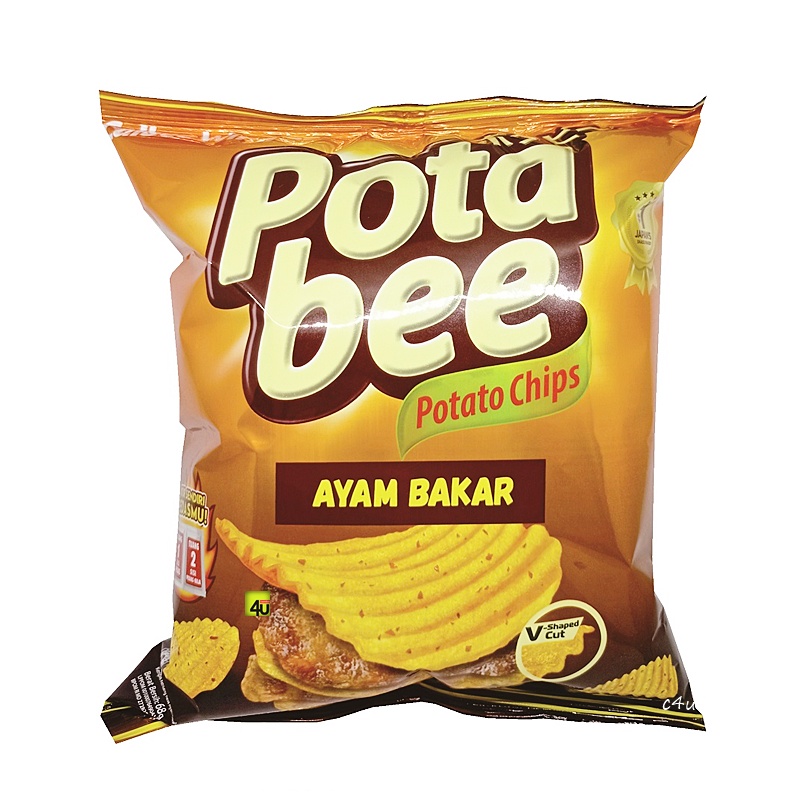 Jual POTABEE Potato Chips - Kemasan BESAR 68gr | Shopee Indonesia