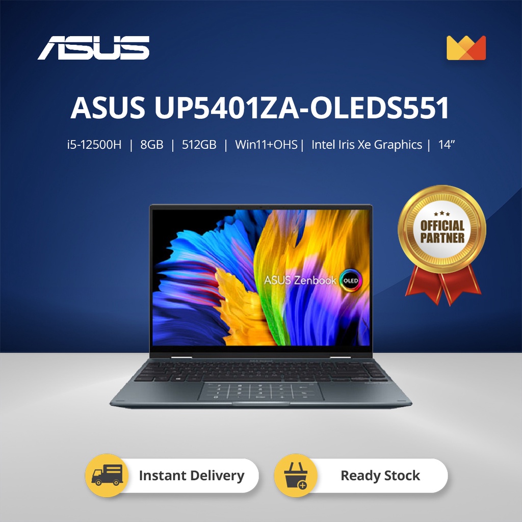 Jual Asus Zenbook Flip Up5401za Oleds551 I58gb512gbwin11ohs14 Grey Shopee Indonesia 3784