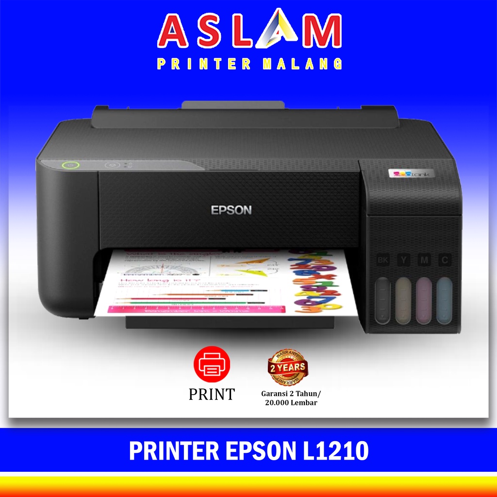 Jual Printer Epson L1210 Hitam Pengganti Printer Epson L1110 Print Only Tinta Epson 003 0962