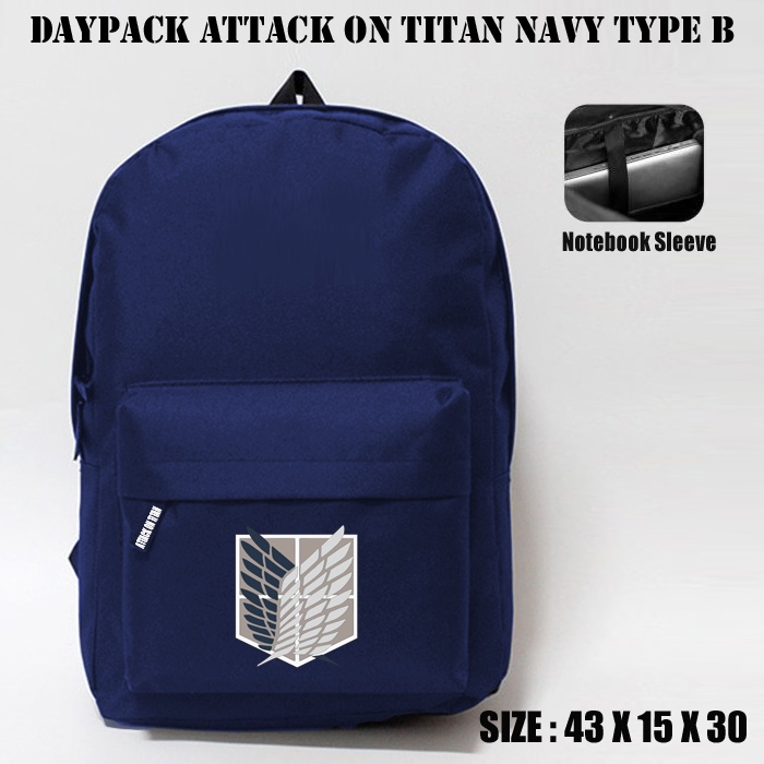 Jual TAS ATTACK ON TITAN - TAS SEKOLAH ATTACK ON TITAN - TAS ANIME AOT ...