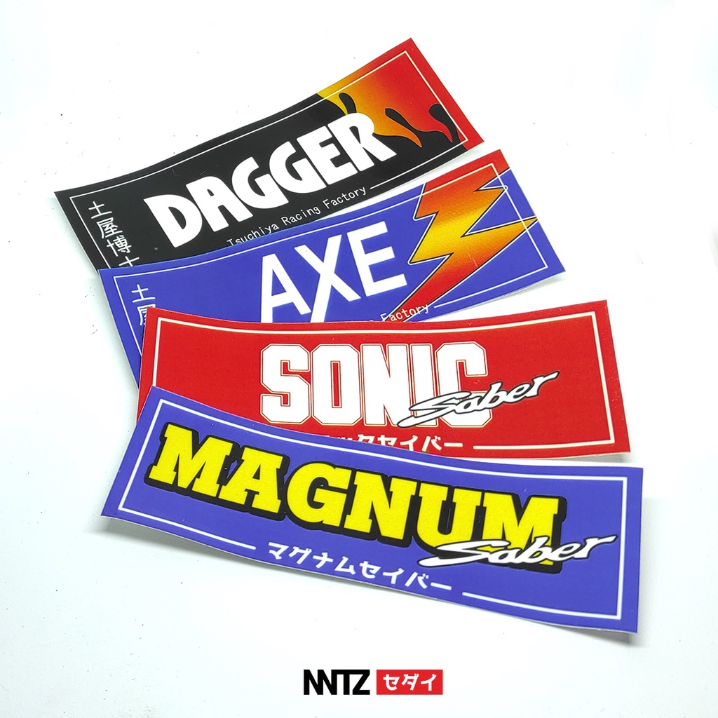 Jual sticker slap anime - tamiya lets and go jdm vinyl SABER GEN 1 ...