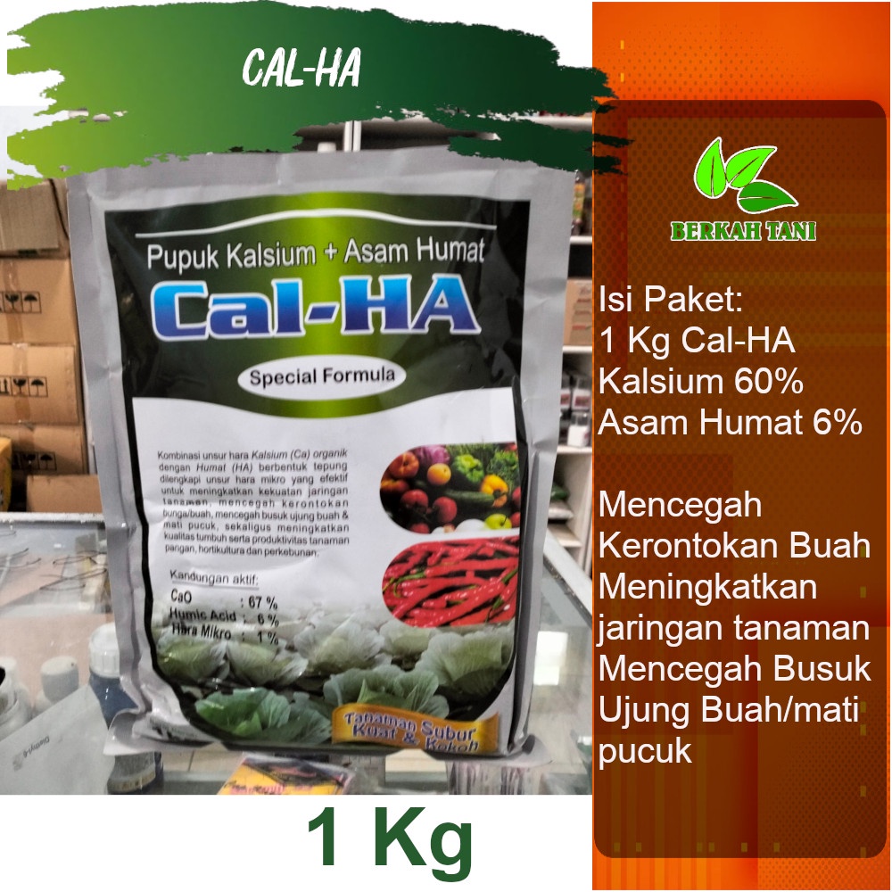 Jual CalHA 1 Kg Cal-HA 1 Kg Pupuk Kalsium Plus Asam Humat | Shopee ...