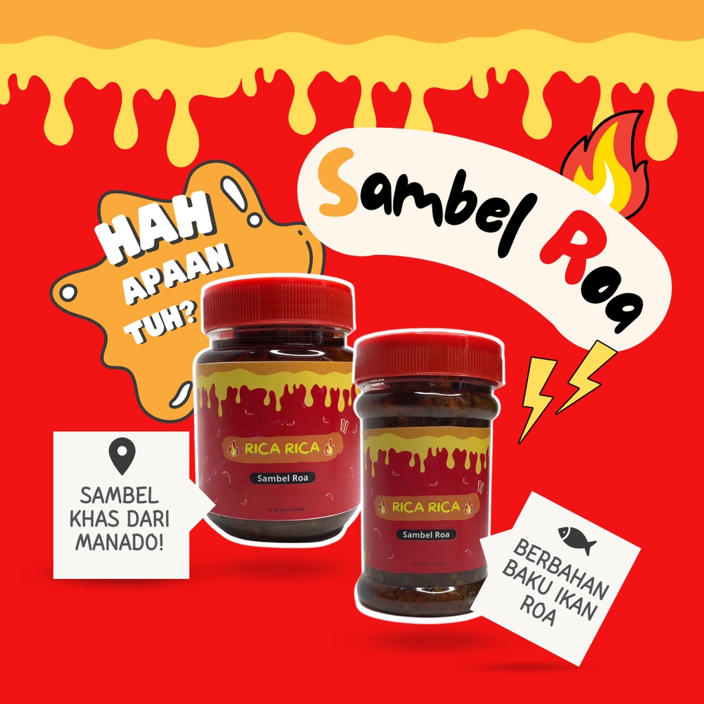 Jual Sambal Roa Khas Manado / RicaRica | Shopee Indonesia