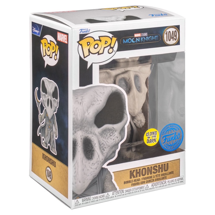 Jual Funko Pop Marvel Moon Knight Khonshu Glow 1049 Shopee Indonesia