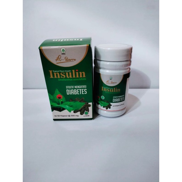Insulin Kapsul Aladin ASH SIHAH / Ektrack Daun Insulin / Obat Diabet