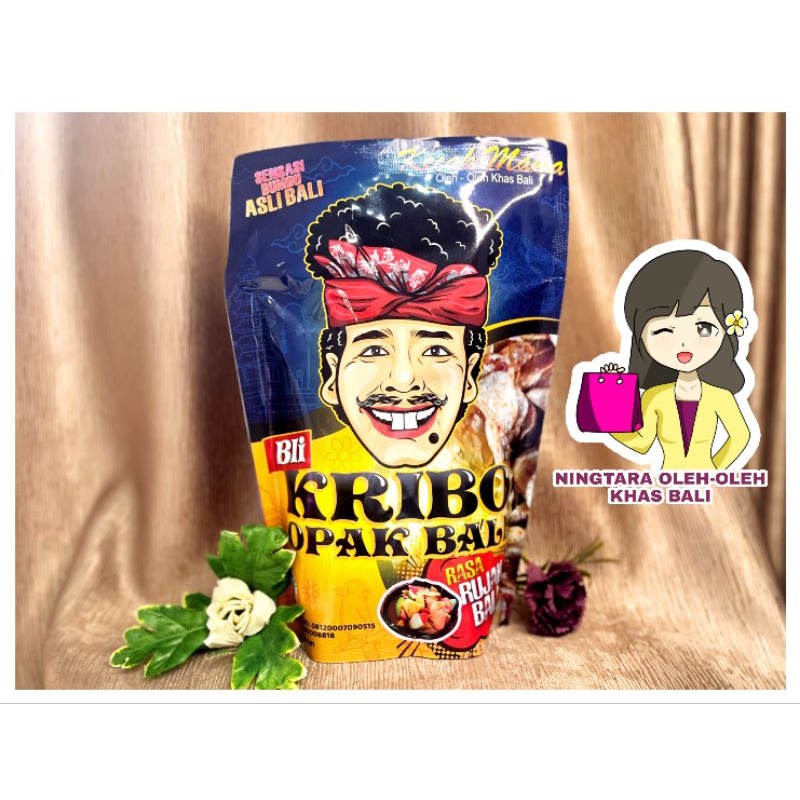 Jual Kripik Singkong Bli Kribo Opak Bali Rasa Bumbu Rujak 100 Asli