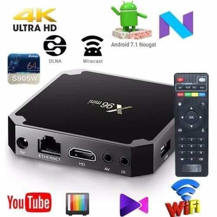 Jual Box New Android 7.1 Android Tv Box X96 Mini Ram 2G Rom 16G Full ...