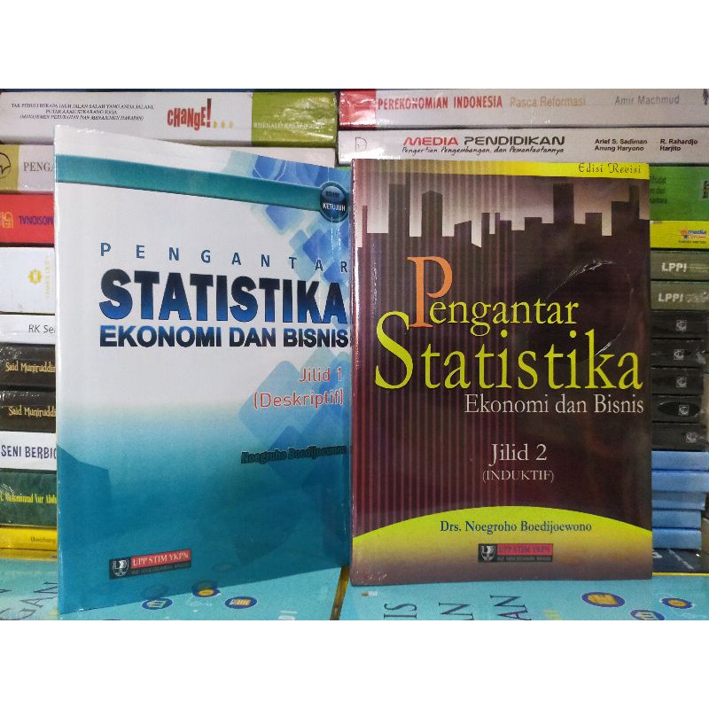 Jual Pengantar Statistika Untuk Ekonomi Dan Bisnis Jilid 1 & 2 - Drs ...