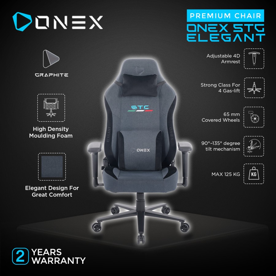 Jual ONEX STC ELEGANT SERIES PREMIUM GAMING CHAIR KURSI Shopee Indonesia