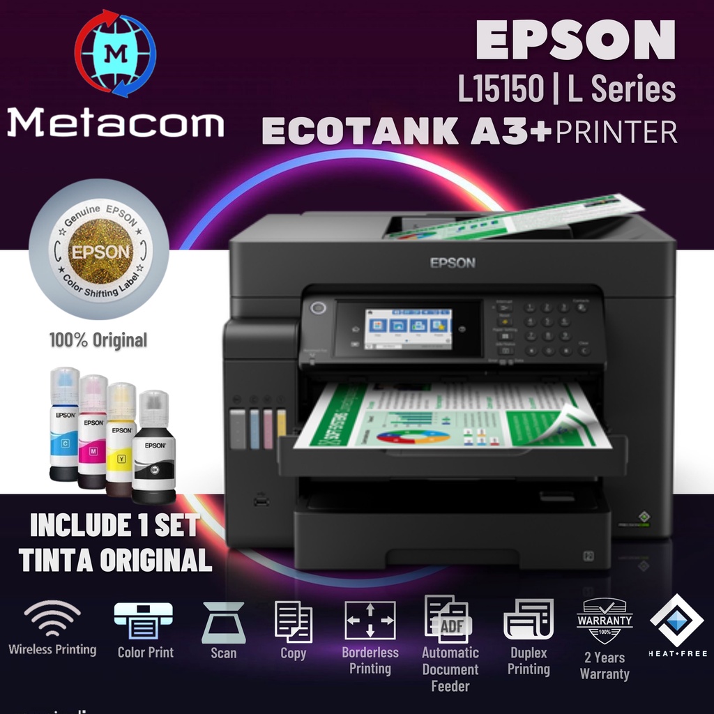 Jual Epson Printer Ecotank L15150 A3 Wi Fi Duplex All In One Ink Tank Shopee Indonesia 8996