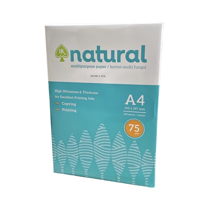 Jual ATK Medan KERTAS HVS A4 NATURAL 75 gram (1 rim) | Shopee Indonesia