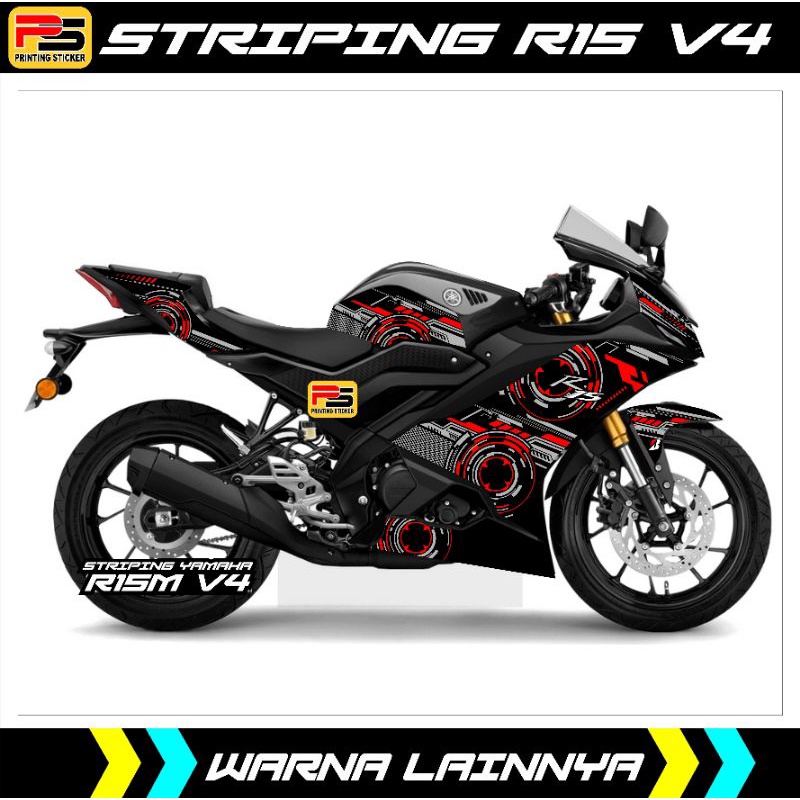 Jual STRIPING/STICKER LIST BODI DECAL YAMAHA R15 V4/R15M V4 VVA ROBOTIK