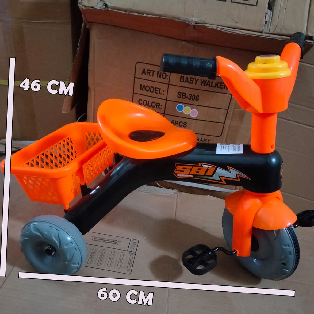 Jual sepeda plastik musik sepeda anak roda 3 plastik | Shopee Indonesia