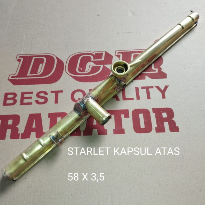 Jual ( COD ) Upper Tank TOYOTA STARLET kapsul Tangki Radiator Kuningan ...