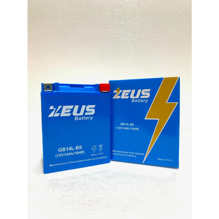 Jual Aki motor Zeus GB14L TIPE Honda CM400 (All) | Shopee Indonesia