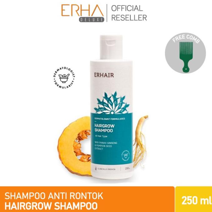 Jual ERHA HAIRGROW SHAMPOO, MENGURANGI RONTOK & MENUMBUHKAN RAMBUT ...