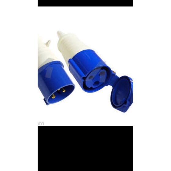 Jual plug socket industri mobile mounting 3 pin 16A IP44 set cina ...