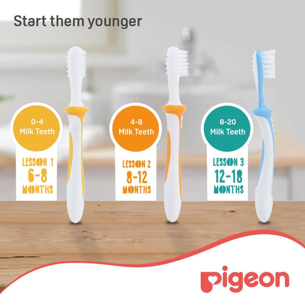 Pigeon Baby Training Tooth Brush Lesson Sikat Gigi Bayi