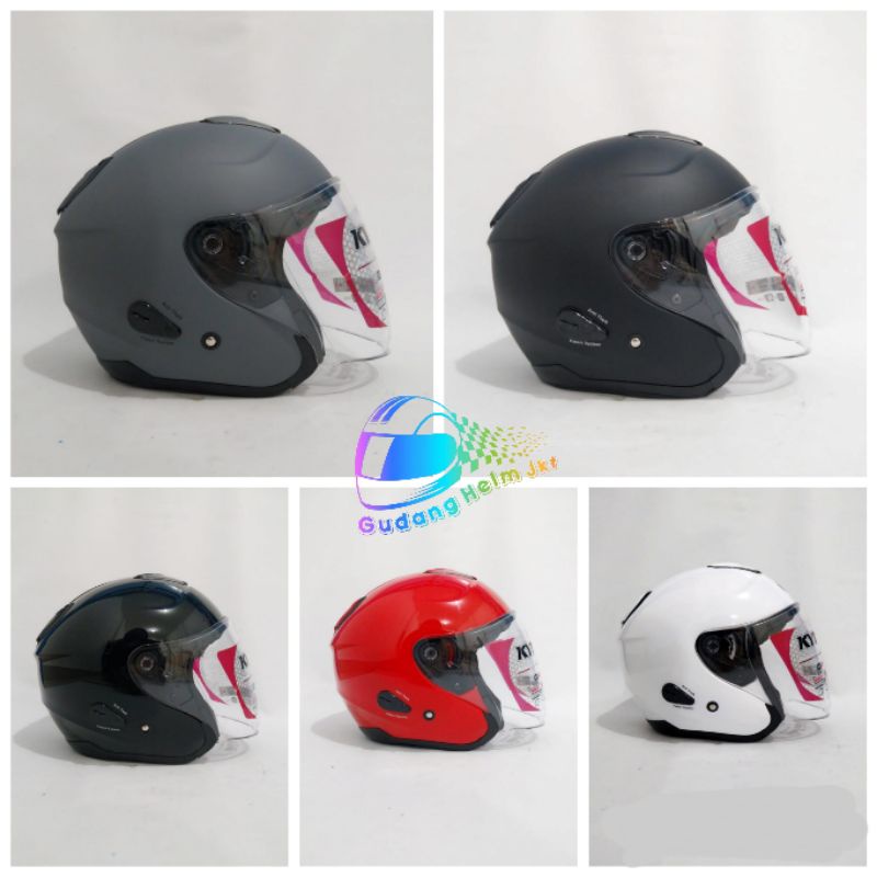 Jual Helm KYT Kyoto Half Face KYT KYOTO Polos KYOTO PUTIH (Ongkir 2kg