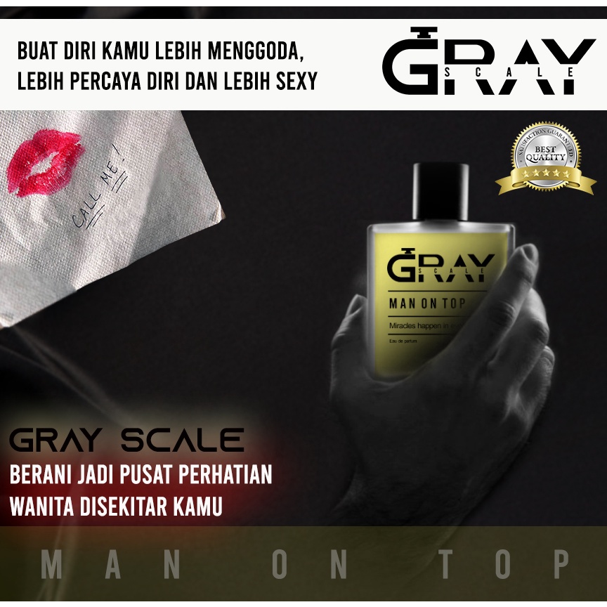 Jual GrayScale Parfum Pria Disukai Wanita - Parfum Cowok Aroma Tahan