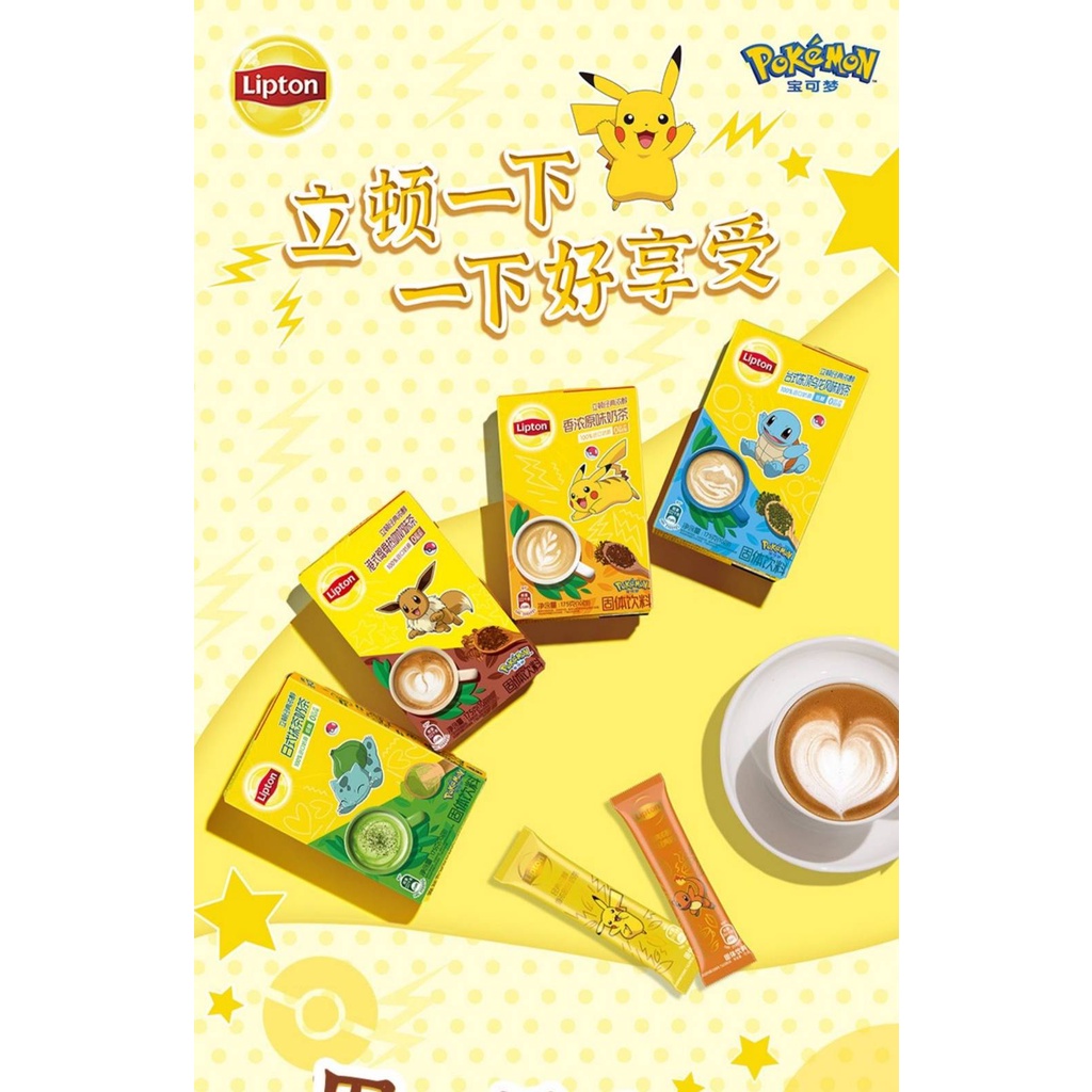 Jual Lipton x Pokemon Milk Tea Sachet Shopee Indonesia