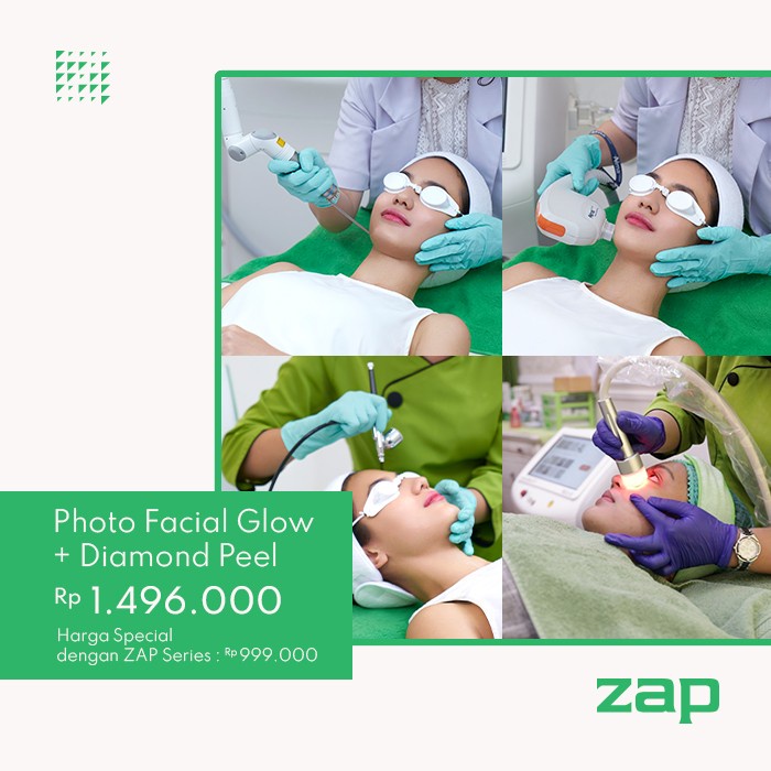 Jual ZAP Photo Facial Glow + Diamond Peel Shopee Indonesia
