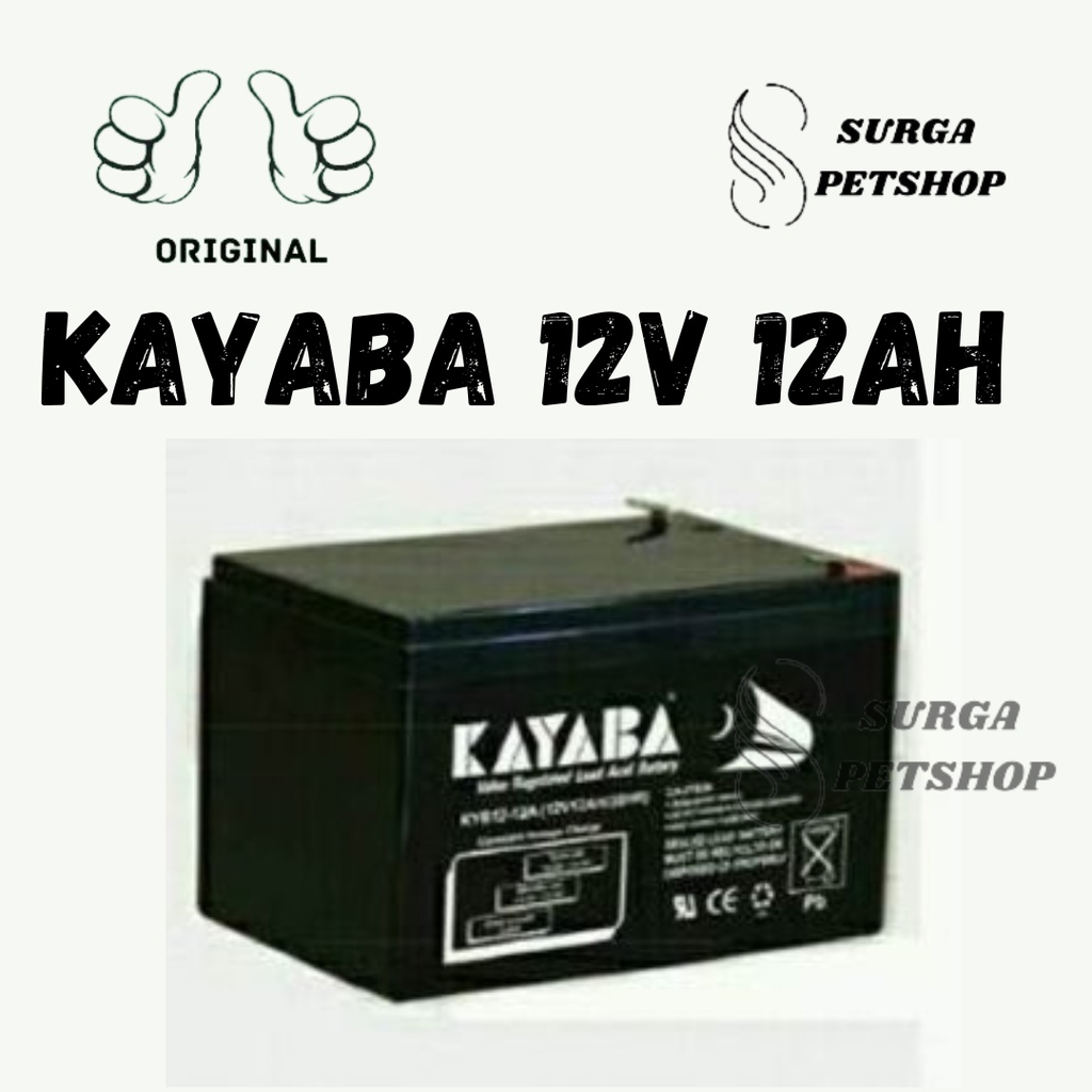 Jual KAYABA 12V 12AH AKI BATERAI VRLA UNTUK SUNSUN YT 858 YT 868 YT 888 ...