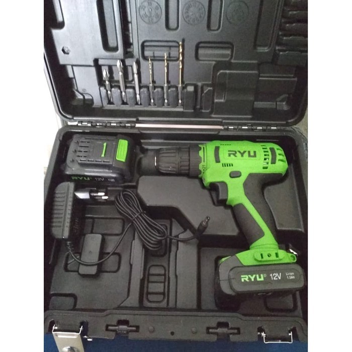Jual RYU TEKIRO BOR BATERAI CORDLESS 10 MM 12V CORDLESS DRILL 10MM ...