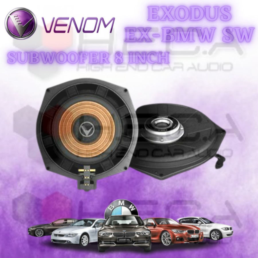 Jual Venom Exodus EX-BMW SW Subwoofer 8 Inch Passive Pasif EX-SW Bass ...
