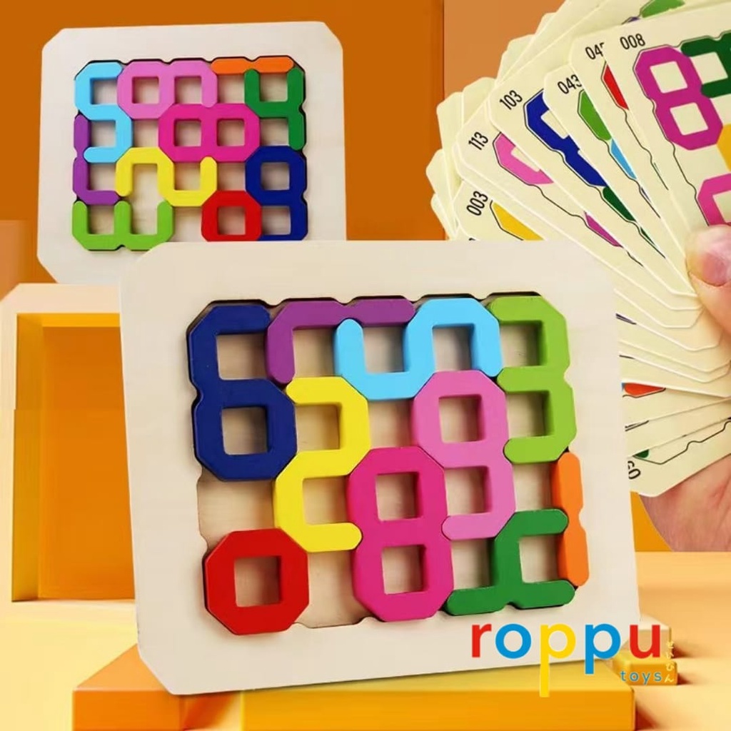 Jual Roppu Number Blocks / Mainan Susun Balok Angka / Mainan Edukasi ...