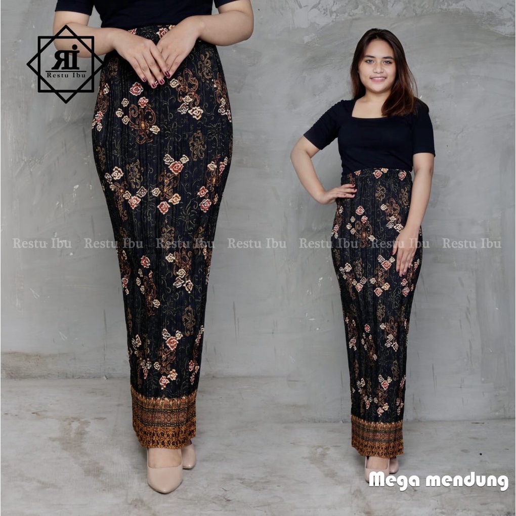 Jual Motif Part Rok Plisket Batik Panjang Rok Batik Rok Kebaya Rok Wisuda