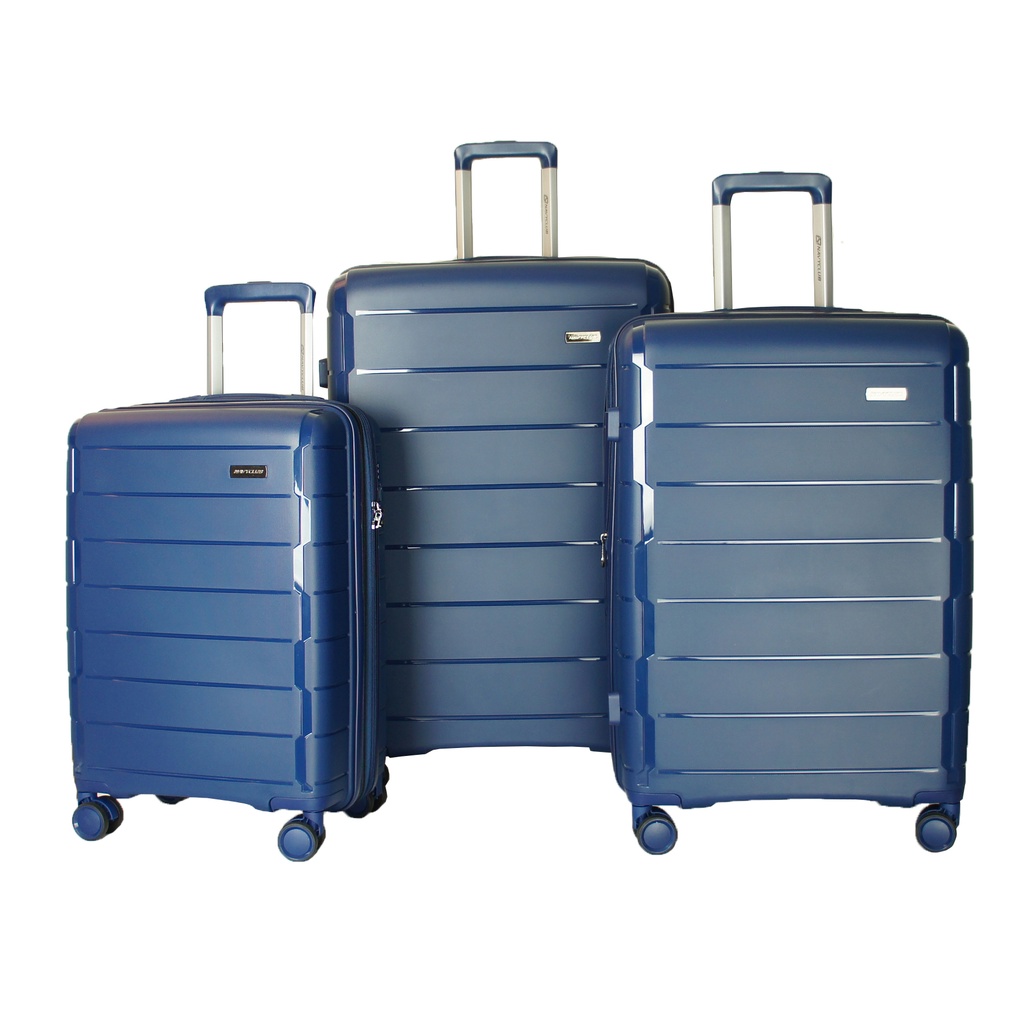 Jual Navy Club Koper Set Hardcase Elcano - Fiber PP 4 Roda Putar TSA ...