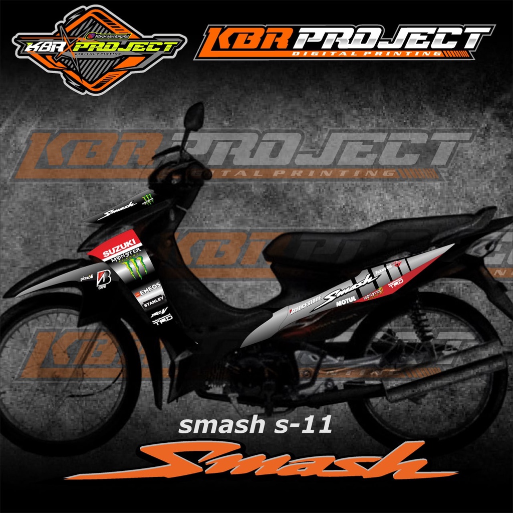 Jual (cod) Stiker Road Race Striping smash - Stiker Variasi List Motor ...