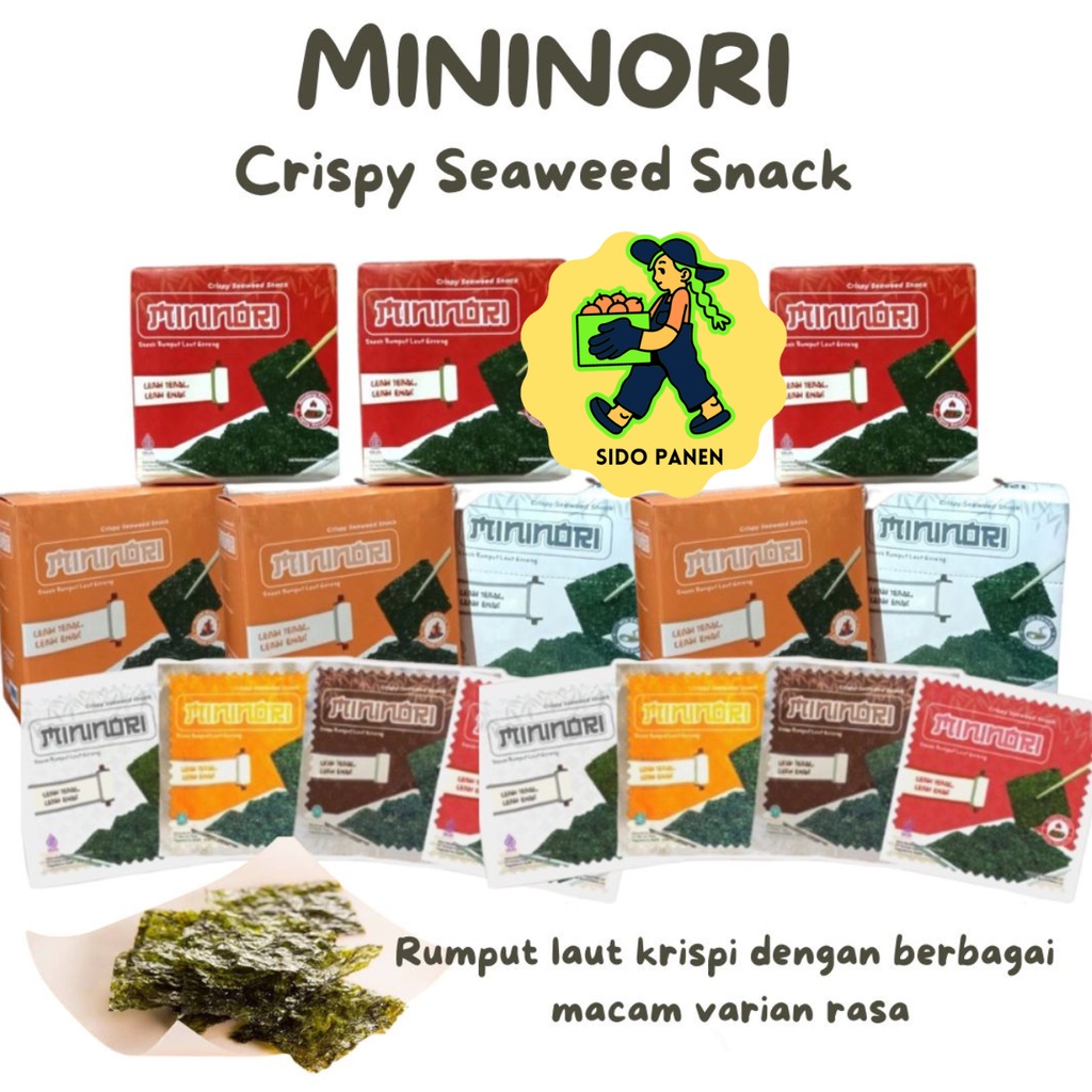 Jual MININORI SNACK RUMPUT LAUT 200 GRAM (BOX) | Shopee Indonesia