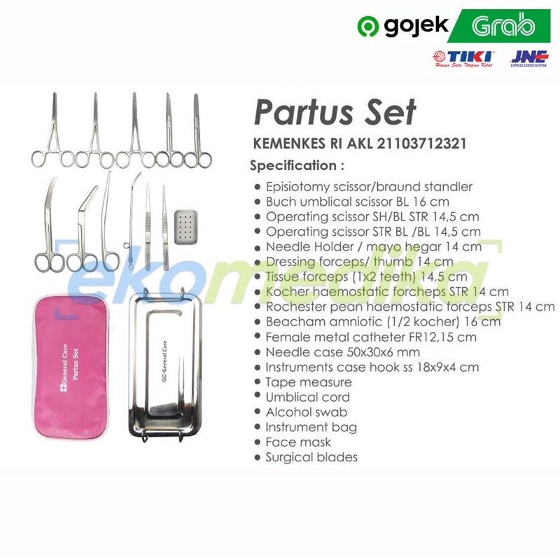 Jual Partus Set General Care | Shopee Indonesia