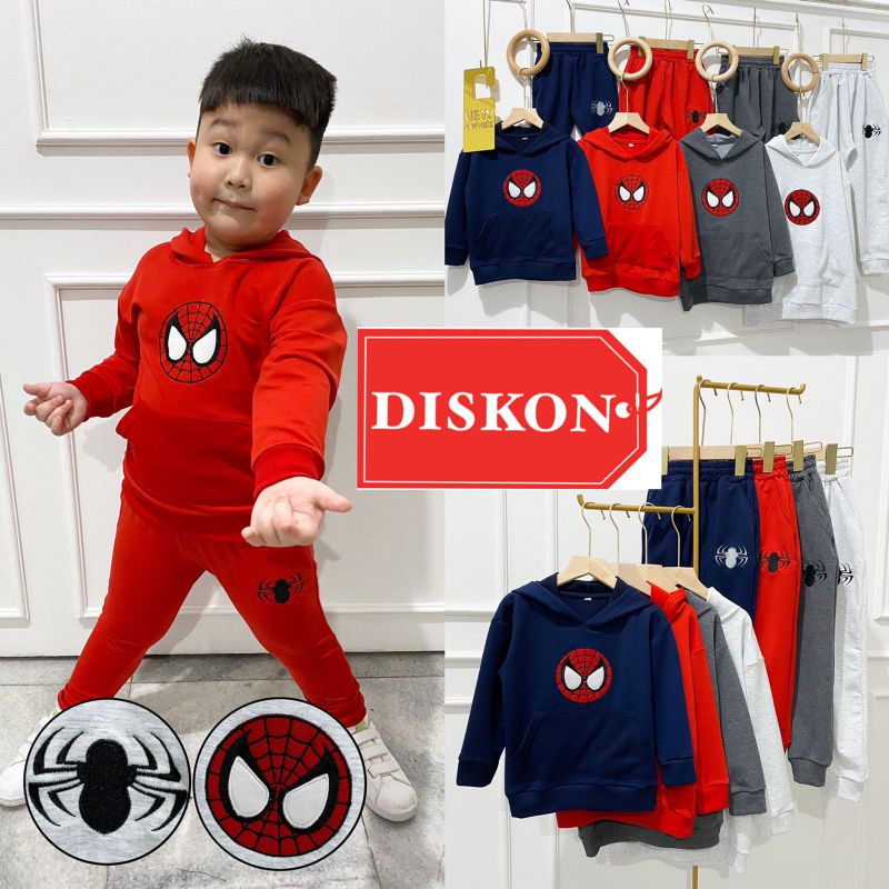 Marvel Spiderman Sweater Anak Laki-laki