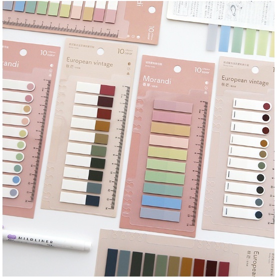 Jual James 200 Lembar Sticky Note Warna Neon Pastel Macaron Morandi ...