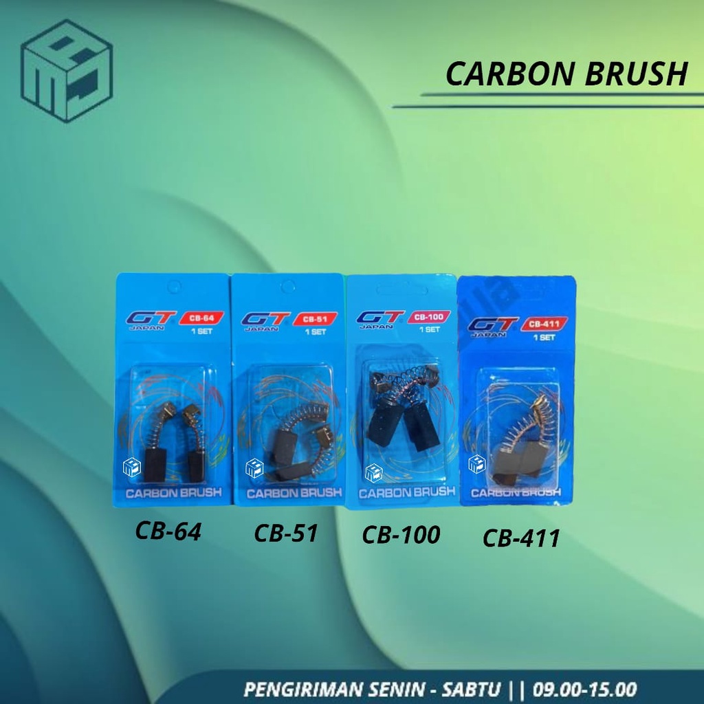 Jual Carbon Brush Gt Type Cb Cb Cb Cb Karbon Brush Arang Blender Kol Mesin Planner