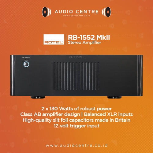 Jual ROTEL RB-1552 Mkll Power Amplifier / amplifier | Shopee Indonesia