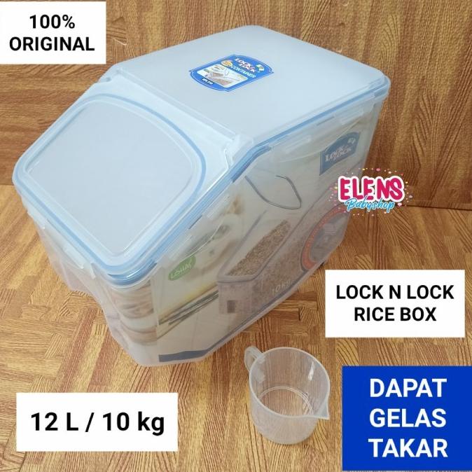 Jual LOCK N LOCK RICE BOX TEMPAT BERAS 12L / 10KG FG54R5R | Shopee ...