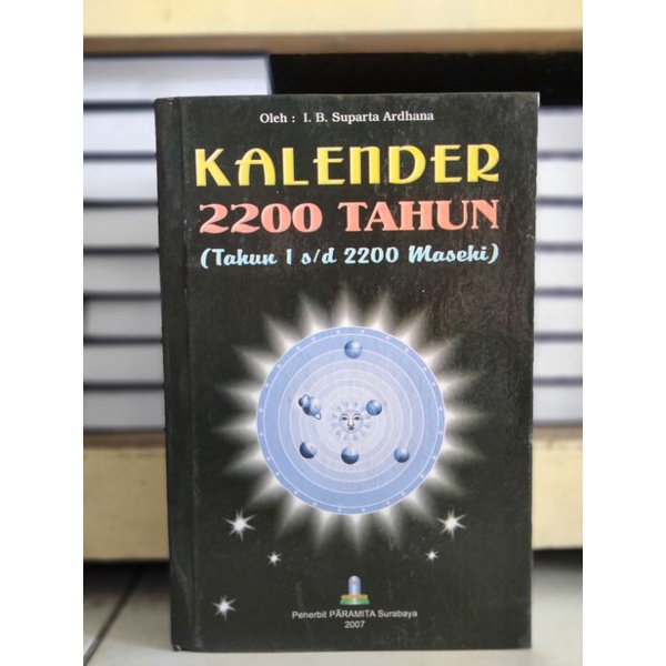 Jual Buku Kalender 2200 Tahun ( tahun 1 s/d 2200 Masehi)  Shopee Indonesia