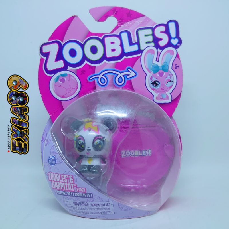 Jual Zoobles & Happitat Bam Bae Panda Spinmaster | Shopee Indonesia