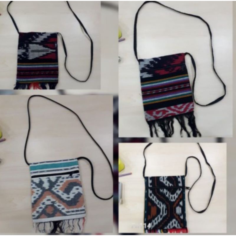 Jual TAS TENUN MINI SLING BAG/tas hp/tas LUCU/tas mini etnik | Shopee