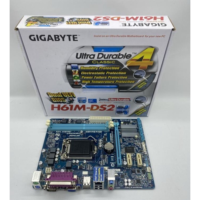 Jual Motherboard Gigabyte H61 Mds2 Lga 1155 Shopee Indonesia