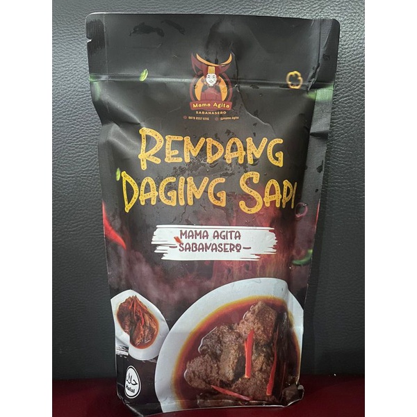 Jual Rendang Padang 250gr isi 6 potong full daging premium/masakan ...