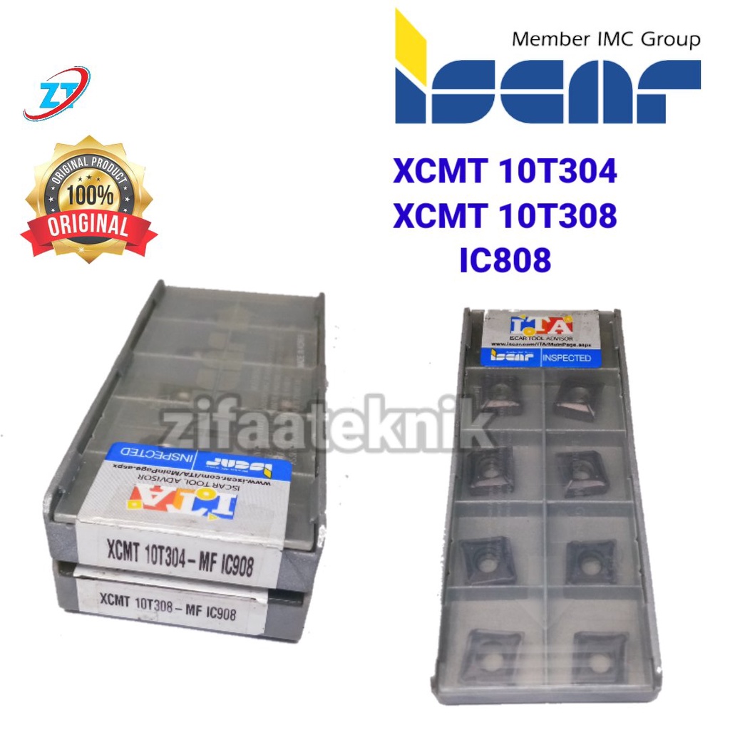 Jual INSERT XCMT 10T304-MF/ XCMT 10T308 -MF IC908 ISCAR Jual INSERT XCMT 10T304-MF/ XCMT 10T308 -MF IC908 ISCAR