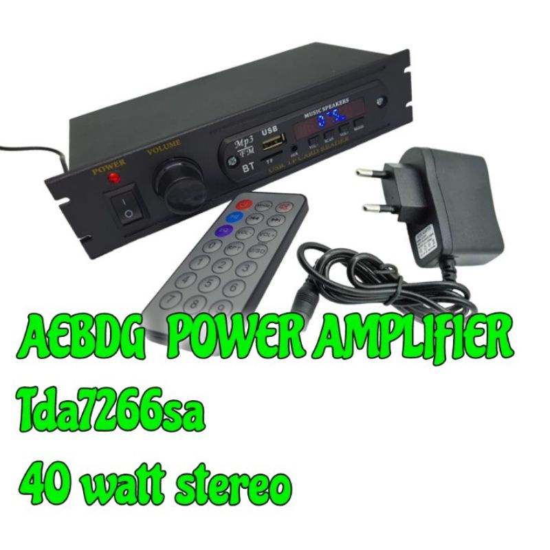 Jual AEBDG AMPLI POWER AMPLIFIER TDA7266SA PAM8610 TPA3110 + MP3 PLAYER ...